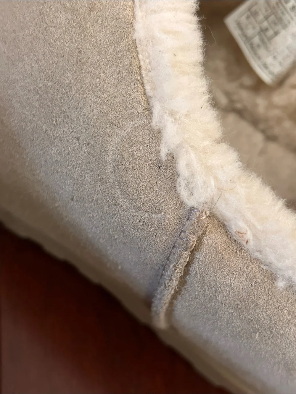 UGG pumped slides beige size 10